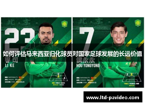 如何评估马来西亚归化球员对国家足球发展的长远价值